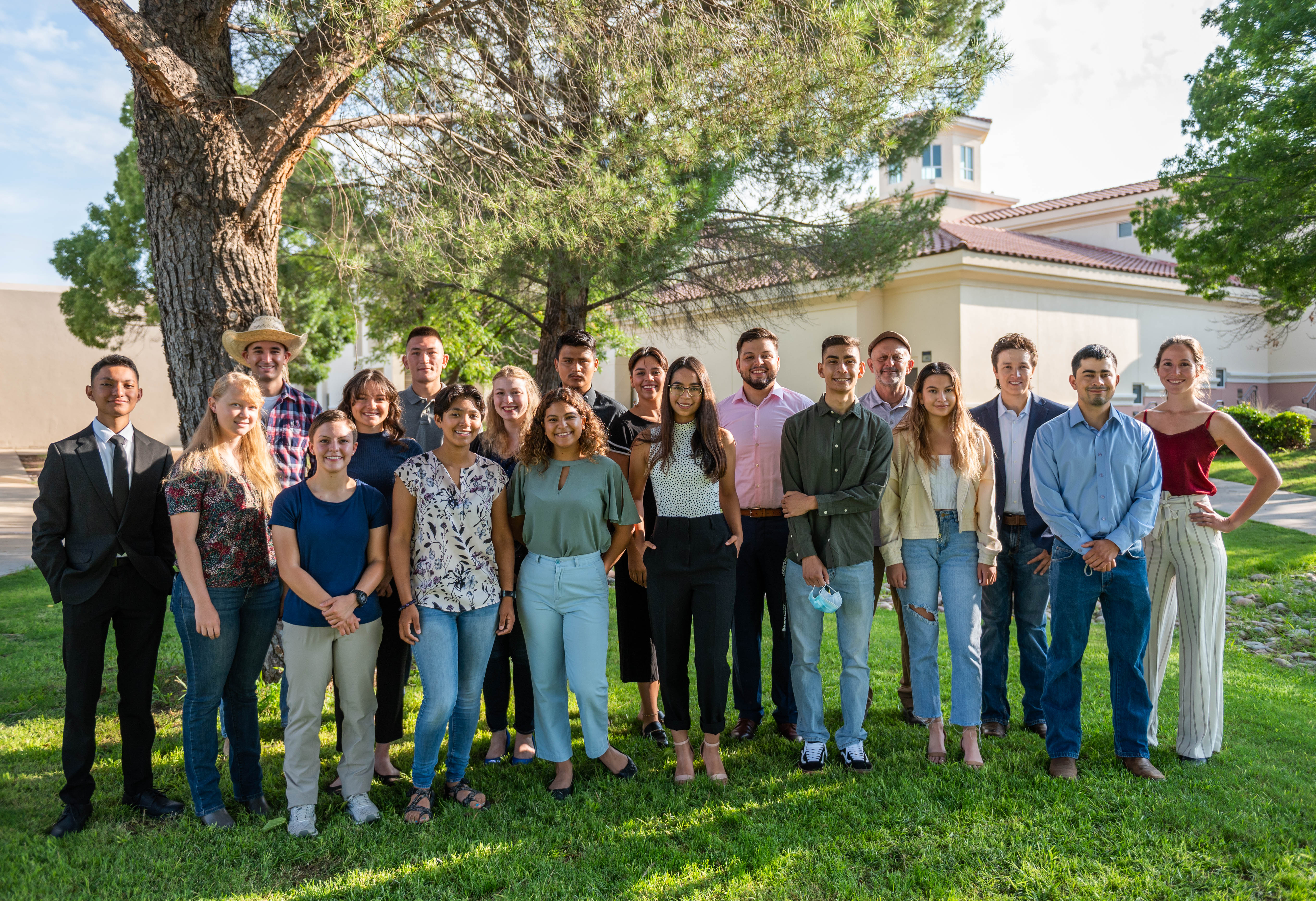 Aggies Without Limits, engineering students were given the first-ever Extension, Outreach and Community Engagement Award, for the groups work in several countries where they built bridges and helped communities recieve clean drinking water. August 17, 2021. (NMSU photo by Josh Bachman)-7.jpg