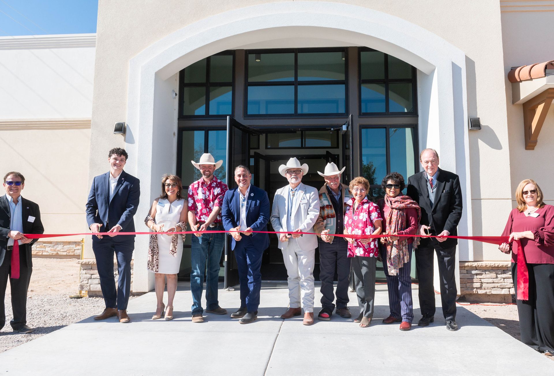 This morning the NMSU College of Agricultural, Consumer and Environmental Sciences celebrated the completion of the Food Science, Security and Safety Center and the Animal Nutrition and Feed Manufacturing Facility with a ribbon-cutting ceremony.