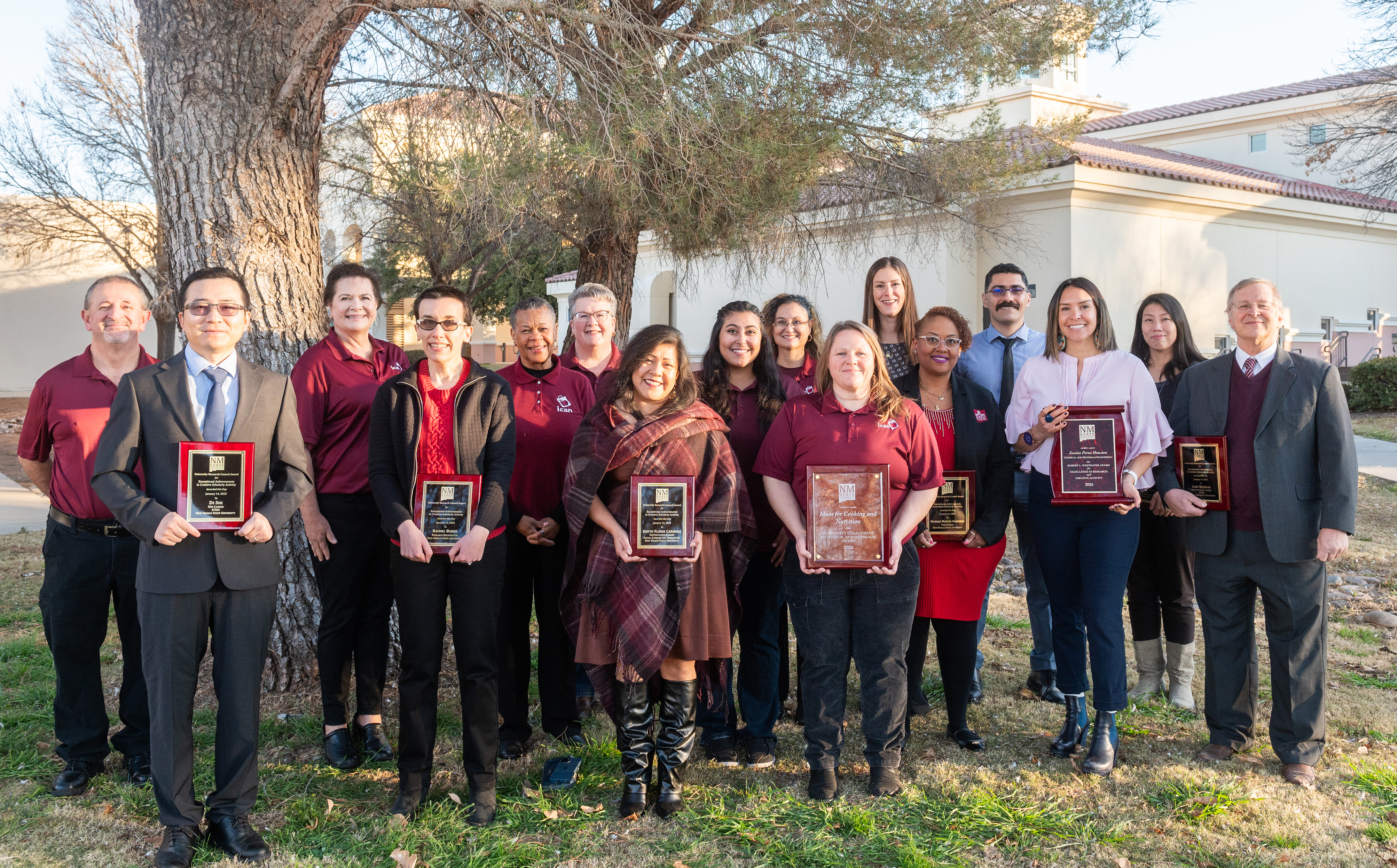 Award recipients from the Spring 2025 convocation. 